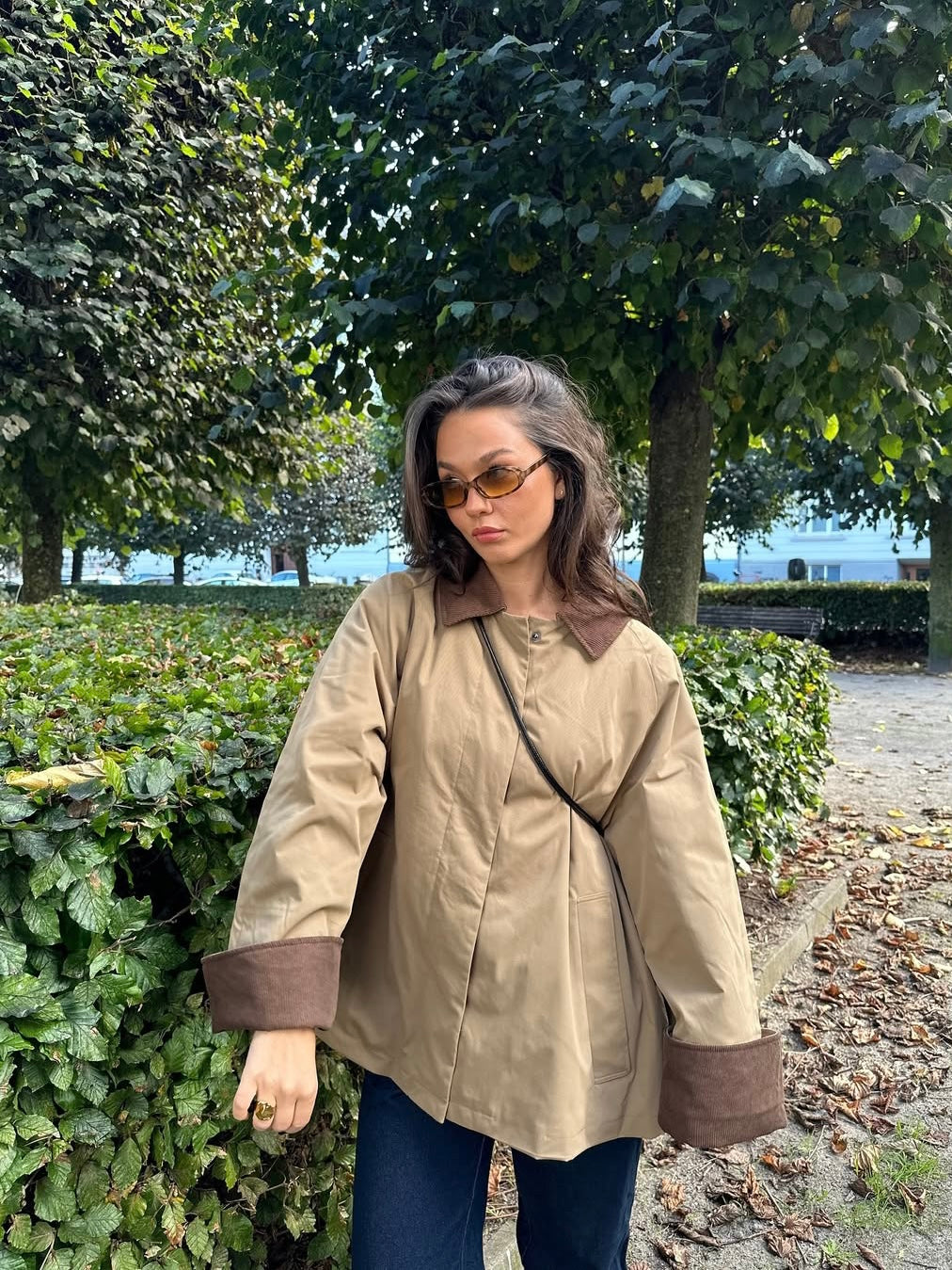 ONLORCHID Cordoroy Coat - Beige